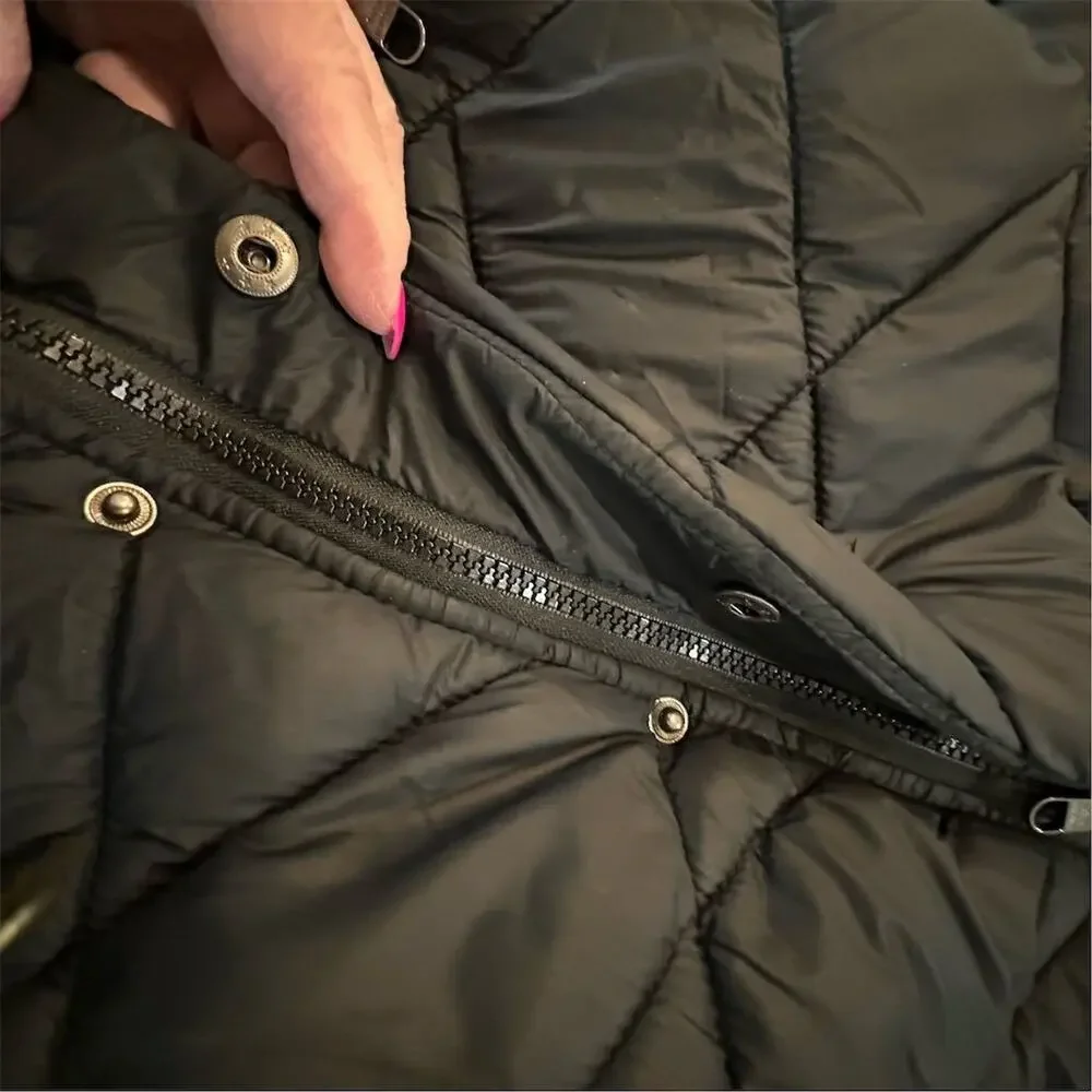 Steve Madden Girls' Black Puffer Jacket Size 5-6 Winter‎ - Picture 9 of 10